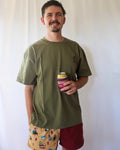 Stockyard Khaki Relaxed T-shirt