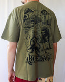 Stockyard Khaki Relaxed T-shirt