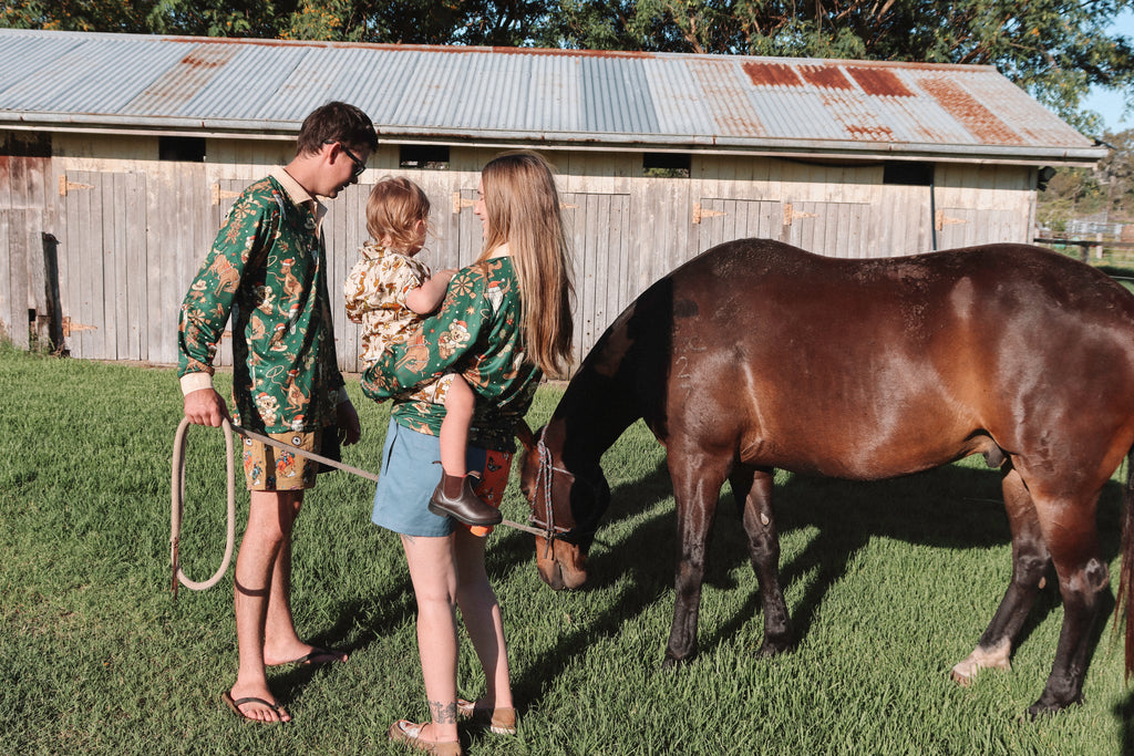 Aussie Country Christmas Fishing Shirt