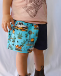 Kids The Farm Rugger Short with zips