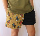 Rodeo Rugger Short with zips