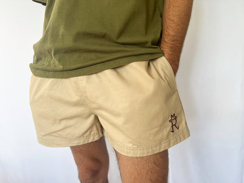 Bone Rugger Shorts with Zips