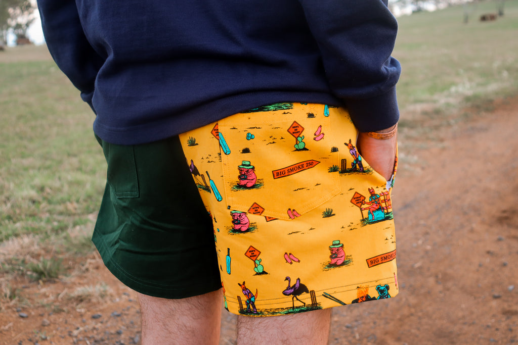 Aussie Rugger Short with zips