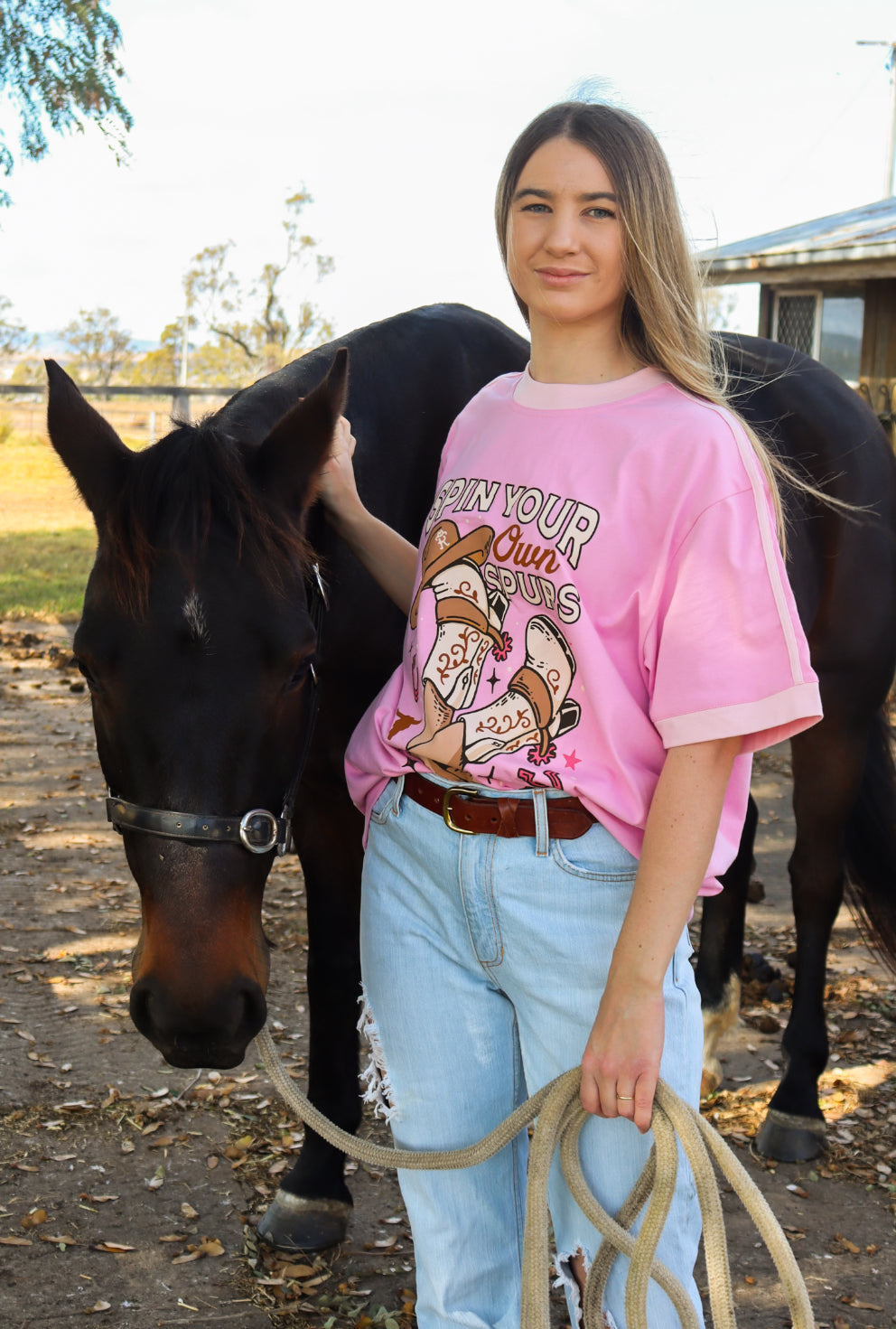 Spin Your Own Spurs Tee