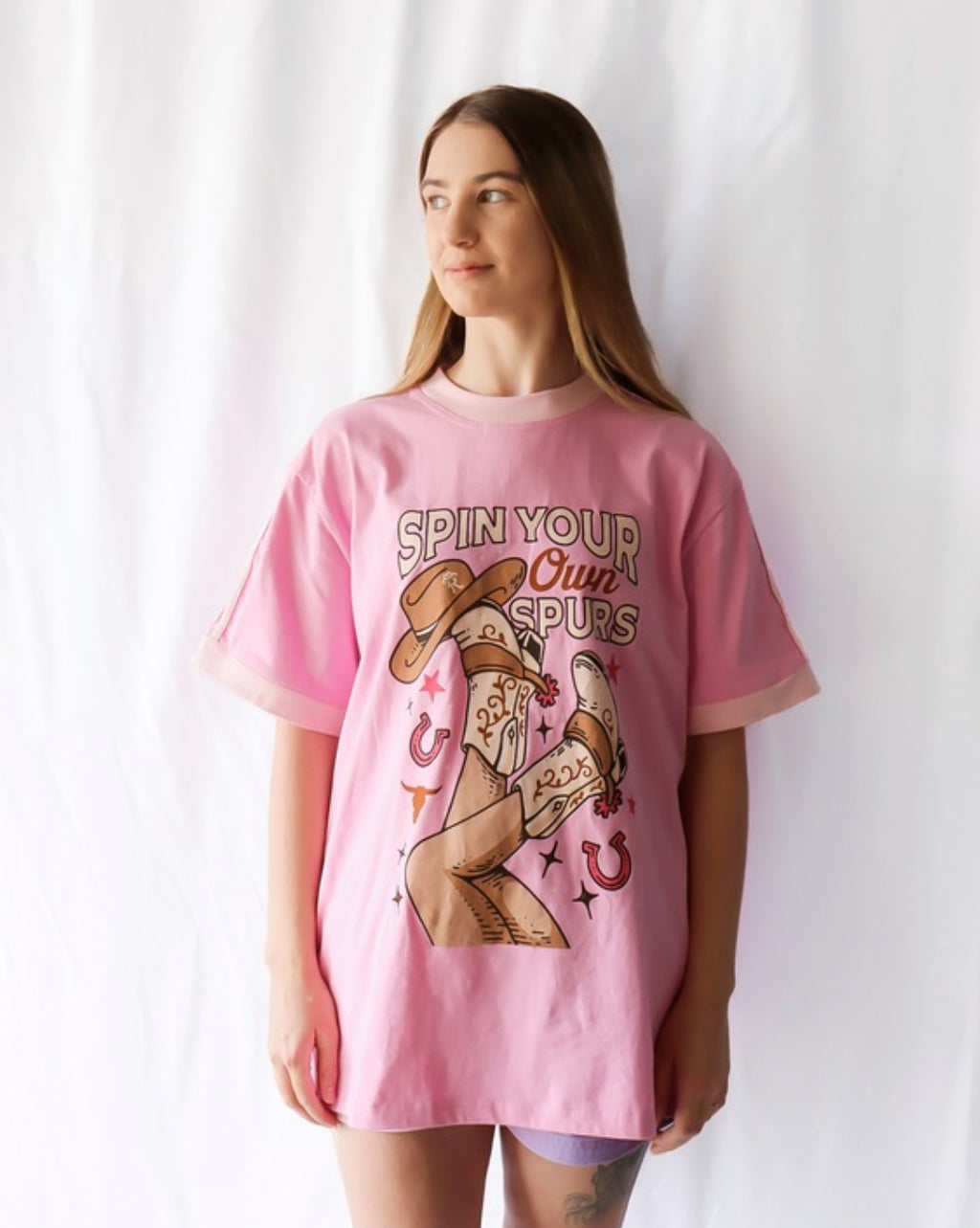Spin Your Own Spurs Tee