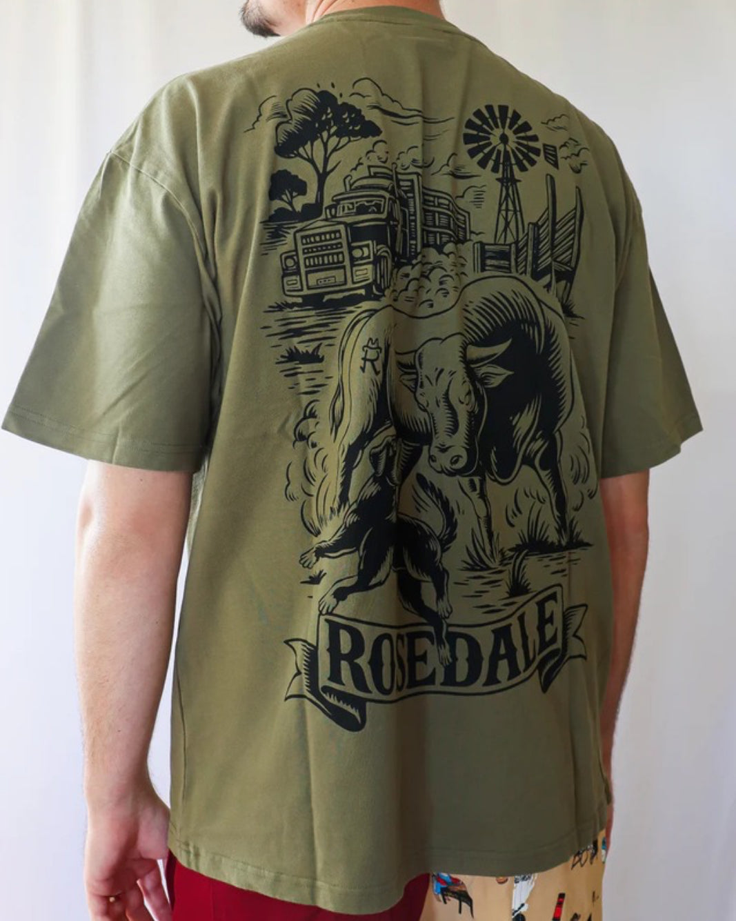 Stockyard Khaki Relaxed T-shirt