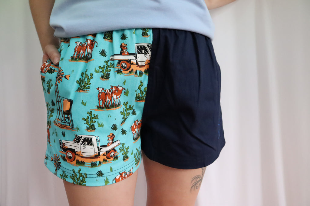The Farm Rugger Short with zips