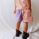Girls Farmyard Rugger Short with zips