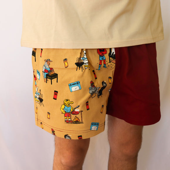 Grillmates Rugger Short with zips