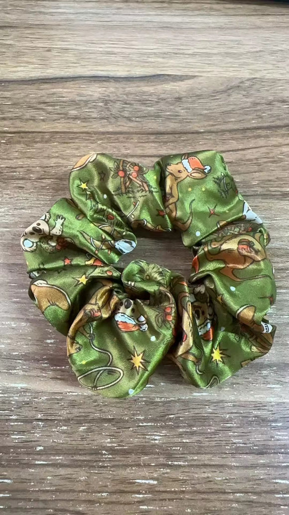 Aussie Country Christmas Scrunchie