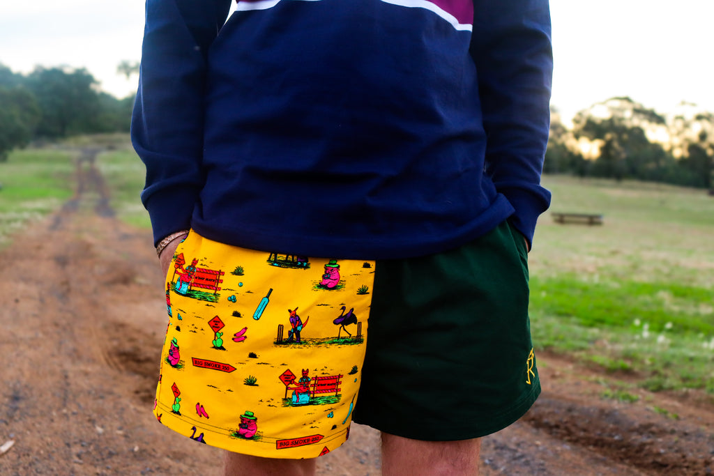 Aussie Rugger Short with zips