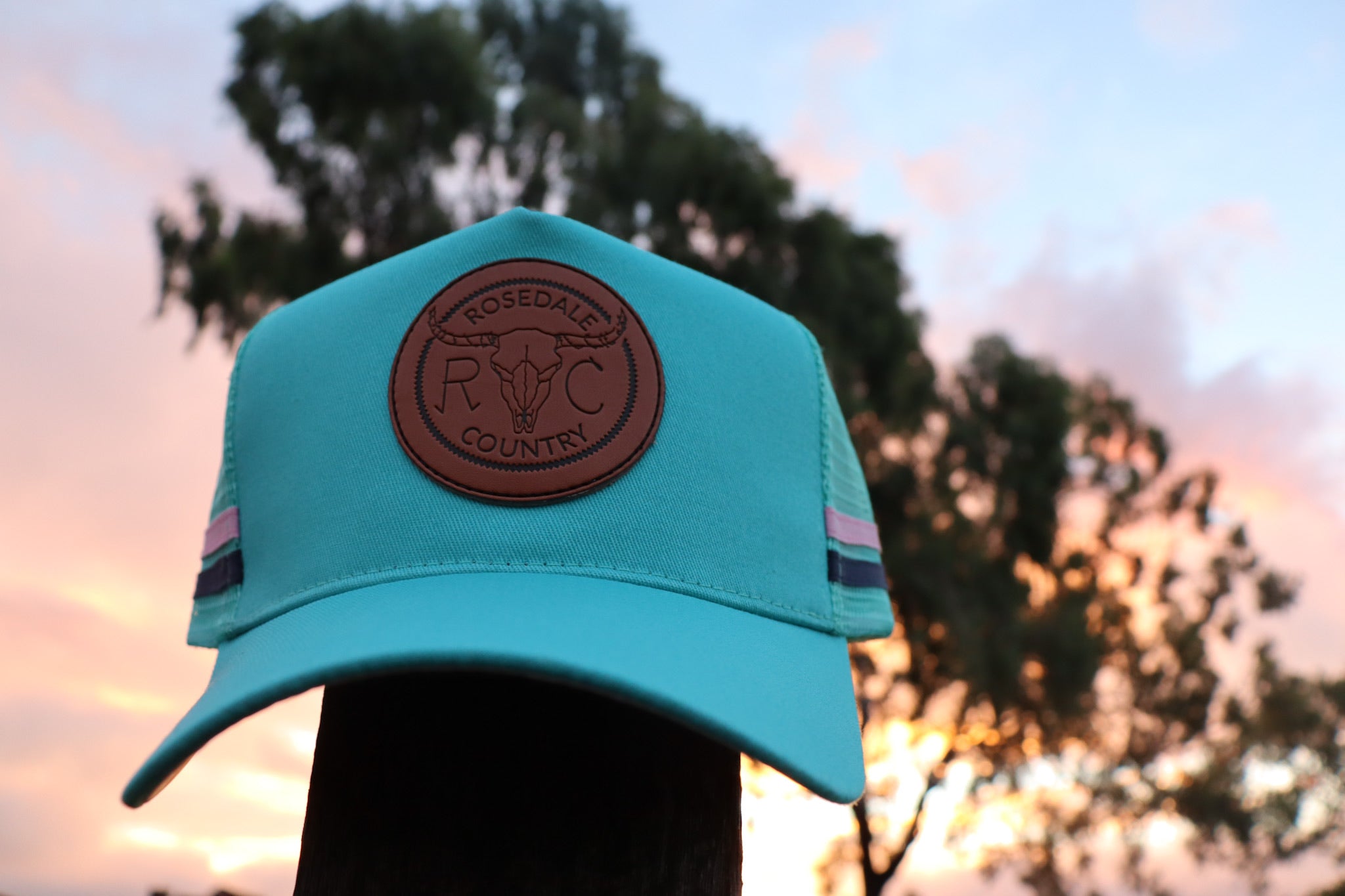 Turquoise Trucker Cap