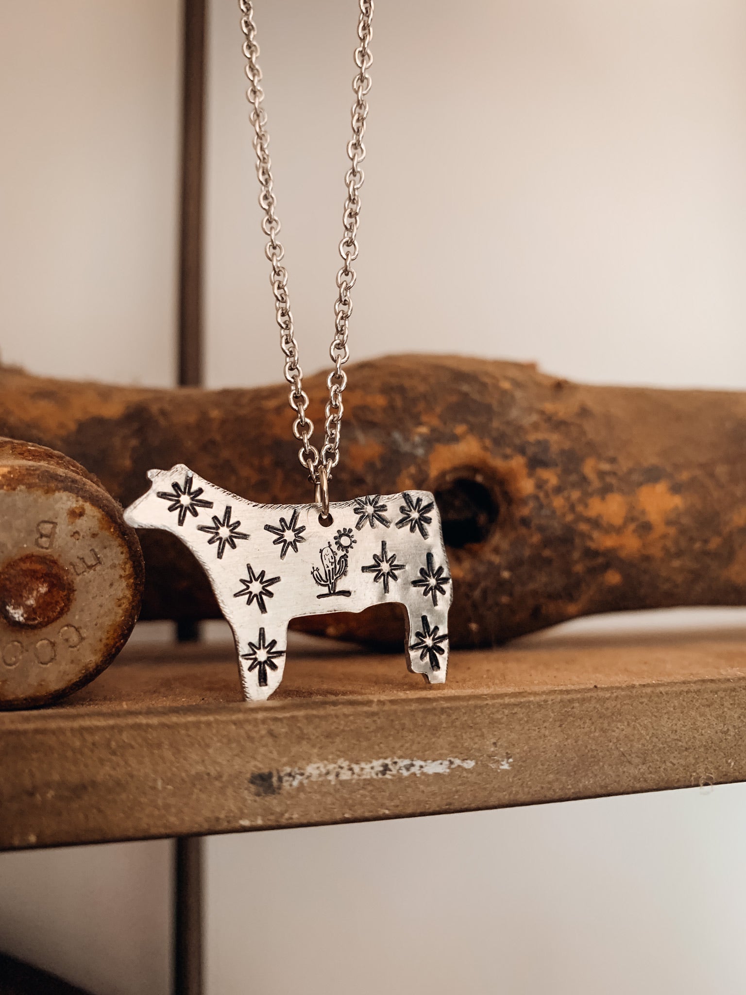 Show Steer Necklace
